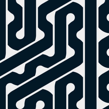 Renkli fayanslar, pürüzsüz rastgele birbirine bağlı dalgalı çizgiler deseni, bağlantı sanatı arkaplan tasarımı çizimi  