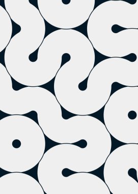 dalgalı ve eğri çizgileri olan renkli fayanslar, bağlantı sanatı arkaplan tasarımı illüstrasyonu 