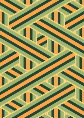 Renkli fayans, kusursuz rastgele dokuma çizgileri deseni, bağlantı sanatı arkaplan tasarımı illüstrasyonu  