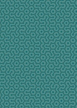 monokrom rastgele geçiş çizgileri üretken sanat tarzı renkli logo illüstrasyonu