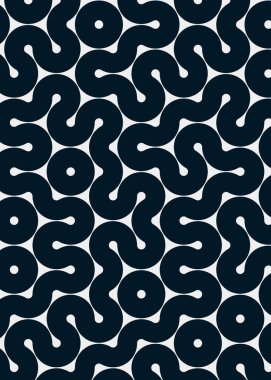 dalgalı ve eğri çizgileri olan renkli fayanslar, bağlantı sanatı arkaplan tasarımı illüstrasyonu 