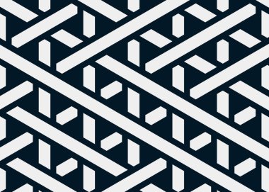 Renkli fayans, kusursuz rastgele dokuma çizgileri deseni, bağlantı sanatı arkaplan tasarımı illüstrasyonu  