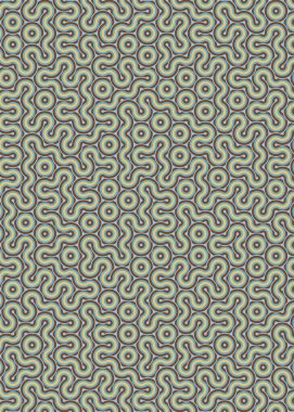 monokrom rastgele geçiş çizgileri üretken sanat tarzı renkli logo illüstrasyonu