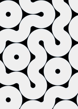 dalgalı ve eğri çizgileri olan renkli fayanslar, bağlantı sanatı arkaplan tasarımı illüstrasyonu 