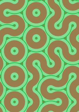 monokrom rastgele geçiş çizgileri üretken sanat tarzı renkli logo illüstrasyonu