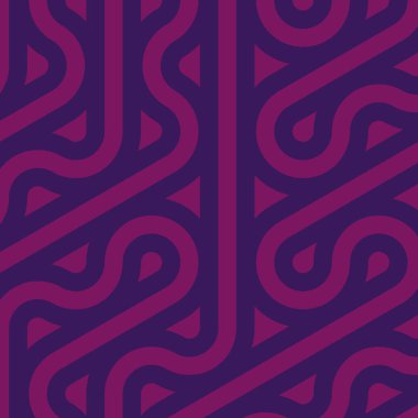 Renkli fayanslar, pürüzsüz rastgele birbirine bağlı dalgalı çizgiler deseni, bağlantı sanatı arkaplan tasarımı çizimi  