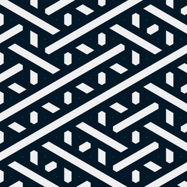 Renkli fayans, kusursuz rastgele dokuma çizgileri deseni, bağlantı sanatı arkaplan tasarımı illüstrasyonu  