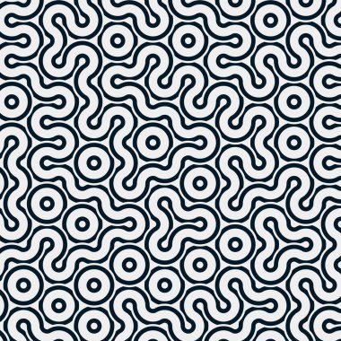 dalgalı ve eğri çizgileri olan renkli fayanslar, bağlantı sanatı arkaplan tasarımı illüstrasyonu 