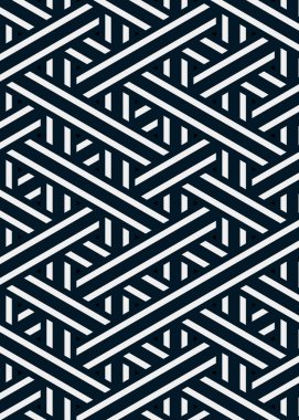 Renkli fayans, kusursuz rastgele dokuma çizgileri deseni, bağlantı sanatı arkaplan tasarımı illüstrasyonu  