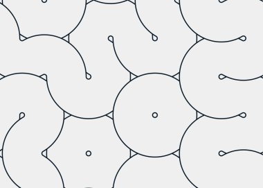 Renkli fayanslar, pürüzsüz rastgele birbirine bağlı dalgalı çizgiler deseni, bağlantı sanatı arkaplan tasarımı çizimi  