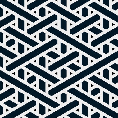 Renkli fayans, kusursuz rastgele dokuma çizgileri deseni, bağlantı sanatı arkaplan tasarımı illüstrasyonu  