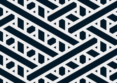 Renkli fayans, kusursuz rastgele dokuma çizgileri deseni, bağlantı sanatı arkaplan tasarımı illüstrasyonu  