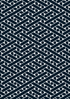 Renkli fayans, kusursuz rastgele dokuma çizgileri deseni, bağlantı sanatı arkaplan tasarımı illüstrasyonu  