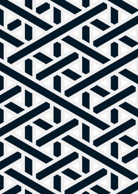 Renkli fayans, kusursuz rastgele dokuma çizgileri deseni, bağlantı sanatı arkaplan tasarımı illüstrasyonu  