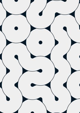 dalgalı ve eğri çizgileri olan renkli fayanslar, bağlantı sanatı arkaplan tasarımı illüstrasyonu 