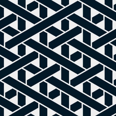 Renkli fayans, kusursuz rastgele dokuma çizgileri deseni, bağlantı sanatı arkaplan tasarımı illüstrasyonu  