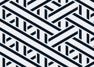 Renkli fayans, kusursuz rastgele dokuma çizgileri deseni, bağlantı sanatı arkaplan tasarımı illüstrasyonu  