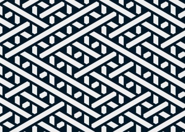 Renkli fayans, kusursuz rastgele dokuma çizgileri deseni, bağlantı sanatı arkaplan tasarımı illüstrasyonu  