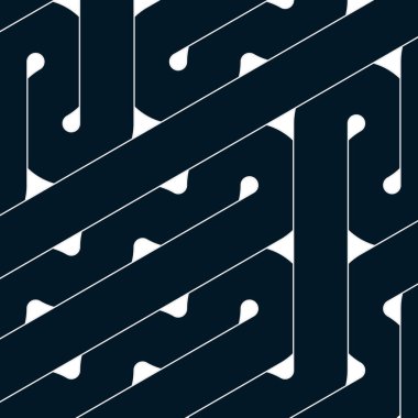 Renkli fayanslar, pürüzsüz rastgele birbirine bağlı dalgalı çizgiler deseni, bağlantı sanatı arkaplan tasarımı çizimi  