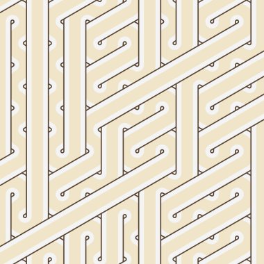 Renkli fayans, kusursuz rastgele dokuma çizgileri deseni, bağlantı sanatı arkaplan tasarımı illüstrasyonu  