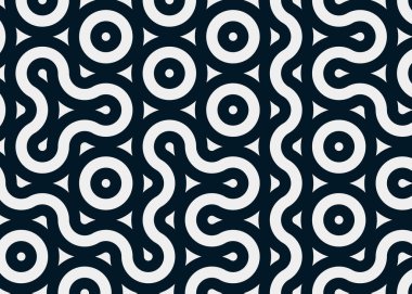 Renkli fayanslar, pürüzsüz rastgele birbirine bağlı dalgalı çizgiler deseni, bağlantı sanatı arkaplan tasarımı çizimi  