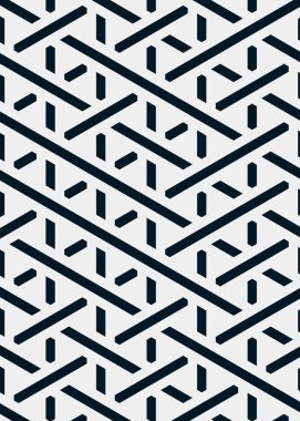 Renkli fayans, kusursuz rastgele dokuma çizgileri deseni, bağlantı sanatı arkaplan tasarımı illüstrasyonu  