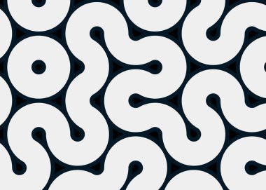 Renkli fayanslar, pürüzsüz rastgele birbirine bağlı dalgalı çizgiler deseni, bağlantı sanatı arkaplan tasarımı çizimi  