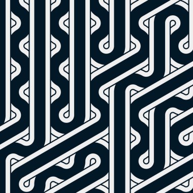 Renkli fayanslar, pürüzsüz rastgele birbirine bağlı dalgalı çizgiler deseni, bağlantı sanatı arkaplan tasarımı çizimi  