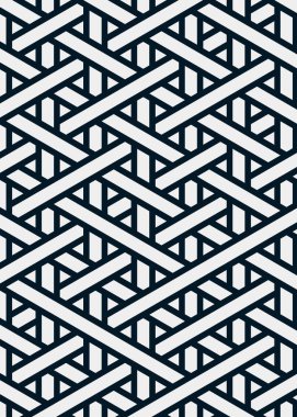 Renkli fayans, kusursuz rastgele dokuma çizgileri deseni, bağlantı sanatı arkaplan tasarımı illüstrasyonu  