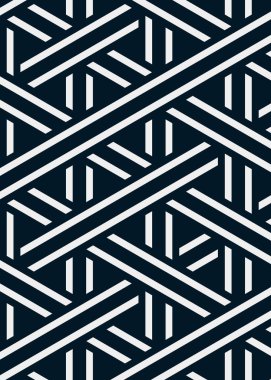 Renkli fayans, kusursuz rastgele dokuma çizgileri deseni, bağlantı sanatı arkaplan tasarımı illüstrasyonu  