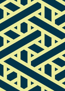 Renkli fayans, kusursuz rastgele dokuma çizgileri deseni, bağlantı sanatı arkaplan tasarımı illüstrasyonu  