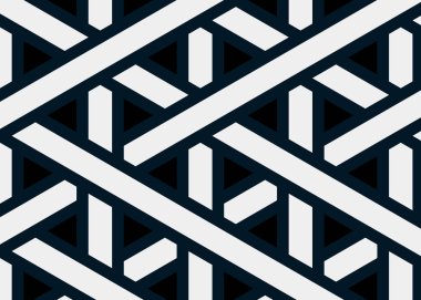 Renkli fayans, kusursuz rastgele dokuma çizgileri deseni, bağlantı sanatı arkaplan tasarımı illüstrasyonu  