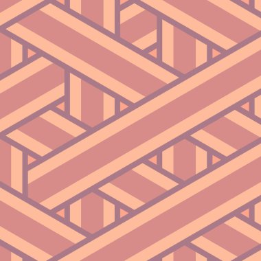 Çizgileri olan renkli fayanslar, bağlantı sanatı arkaplan tasarımı resimlemesi  