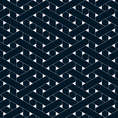 Renkli fayans, kusursuz rastgele dokuma çizgileri deseni, bağlantı sanatı arkaplan tasarımı illüstrasyonu  