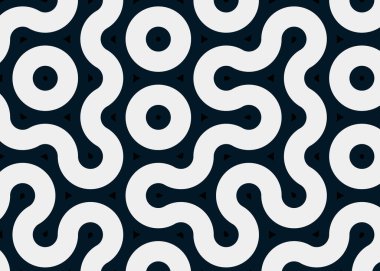 monokrom rastgele geçiş çizgileri üretken sanat tarzı renkli logo illüstrasyonu