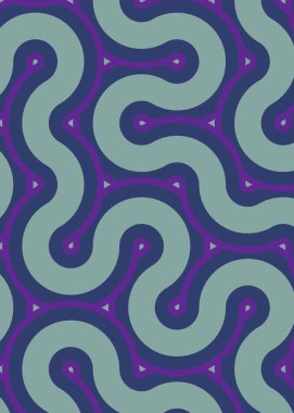 monokrom rastgele geçiş çizgileri üretken sanat tarzı renkli logo illüstrasyonu