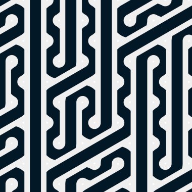 Renkli fayanslar, pürüzsüz rastgele birbirine bağlı dalgalı çizgiler deseni, bağlantı sanatı arkaplan tasarımı çizimi  