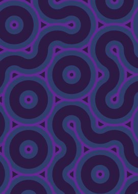 Renkli fayanslar, pürüzsüz rastgele birbirine bağlı dalgalı çizgiler deseni, bağlantı sanatı arkaplan tasarımı çizimi  