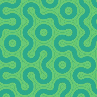 dalgalı ve eğri çizgileri olan renkli fayanslar, bağlantı sanatı arkaplan tasarımı illüstrasyonu  