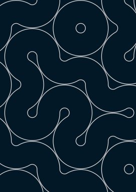 dalgalı ve eğri çizgileri olan renkli fayanslar, bağlantı sanatı arkaplan tasarımı illüstrasyonu 