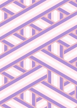 Renkli fayans, kusursuz rastgele dokuma çizgileri deseni, bağlantı sanatı arkaplan tasarımı illüstrasyonu  