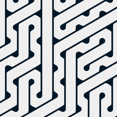 Renkli fayanslar, pürüzsüz rastgele birbirine bağlı dalgalı çizgiler deseni, bağlantı sanatı arkaplan tasarımı çizimi  