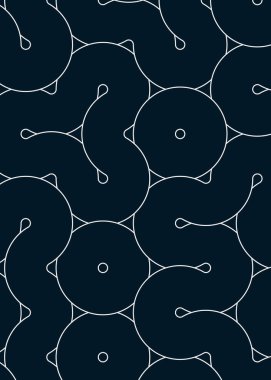 dalgalı ve eğri çizgileri olan renkli fayanslar, bağlantı sanatı arkaplan tasarımı illüstrasyonu 