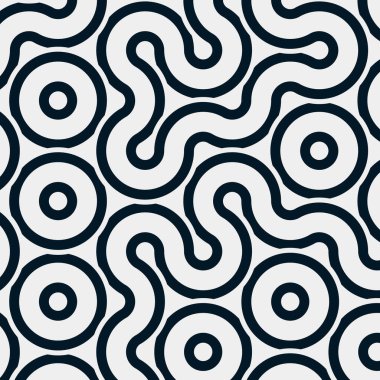 dalgalı ve eğri çizgileri olan renkli fayanslar, bağlantı sanatı arkaplan tasarımı illüstrasyonu 