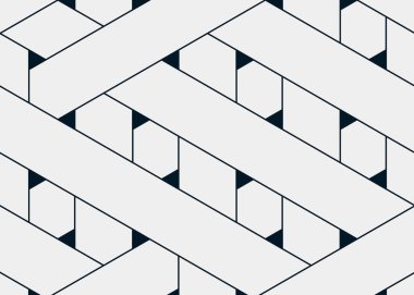 Renkli fayans, kusursuz rastgele dokuma çizgileri deseni, bağlantı sanatı arkaplan tasarımı illüstrasyonu  