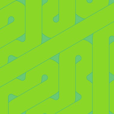 Renkli fayanslar, pürüzsüz rastgele birbirine bağlı dalgalı çizgiler deseni, bağlantı sanatı arkaplan tasarımı çizimi  