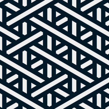 Renkli fayans, kusursuz rastgele dokuma çizgileri deseni, bağlantı sanatı arkaplan tasarımı illüstrasyonu  