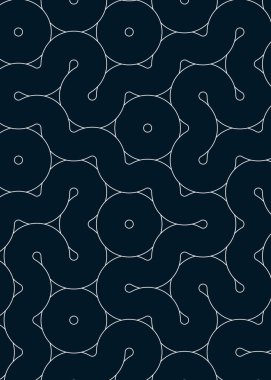 dalgalı ve eğri çizgileri olan renkli fayanslar, bağlantı sanatı arkaplan tasarımı illüstrasyonu 