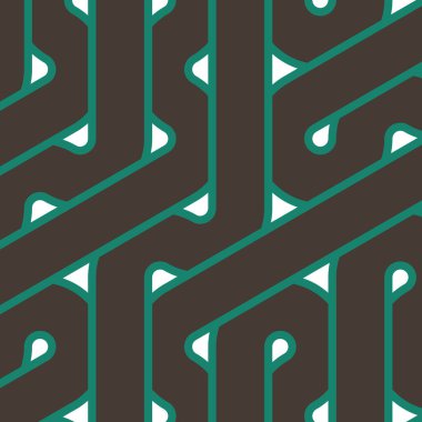 Renkli fayans, kusursuz rastgele dokuma çizgileri deseni, bağlantı sanatı arkaplan tasarımı illüstrasyonu  