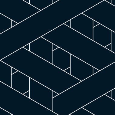 Renkli fayans, kusursuz rastgele dokuma çizgileri deseni, bağlantı sanatı arkaplan tasarımı illüstrasyonu  